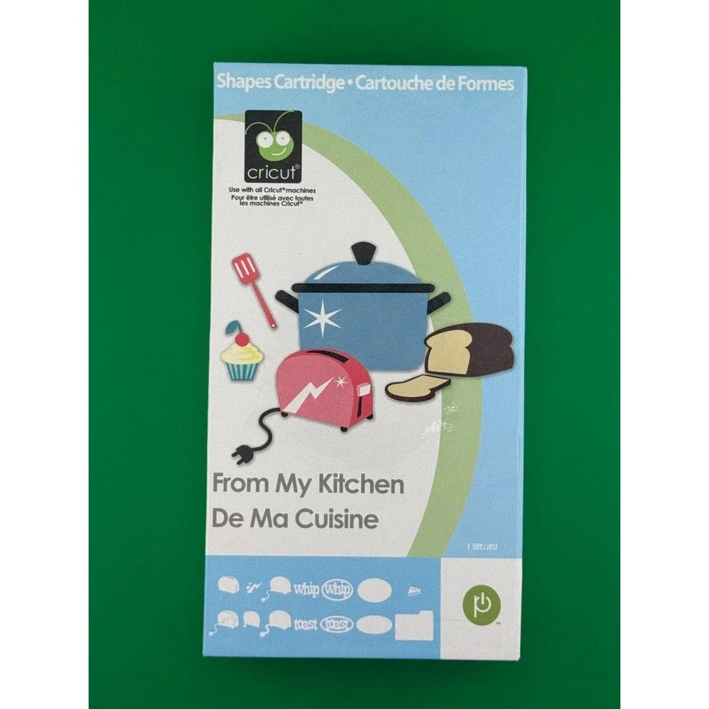 Cricut Shapes Cartridge ~ FROM MY KITCHEN ~ 29-1054 ~ Used